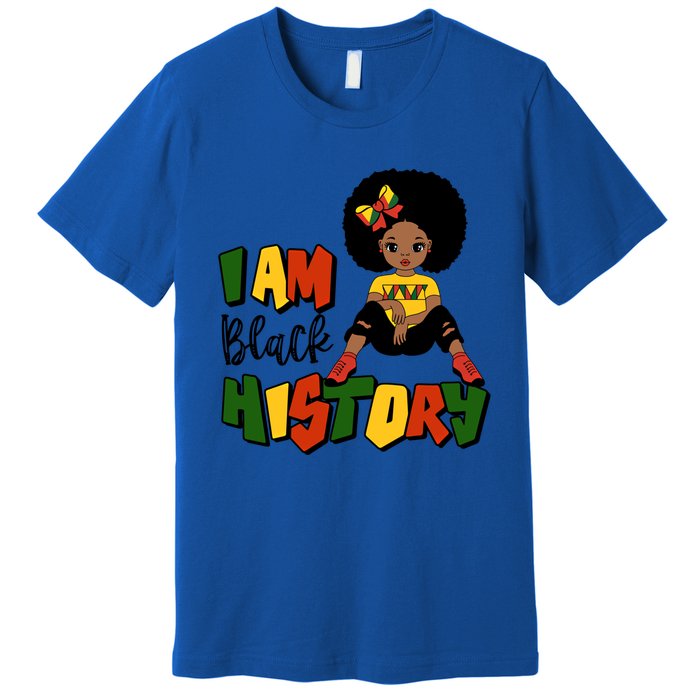 I Am Black History Month Black Melanin Gift Premium T-Shirt