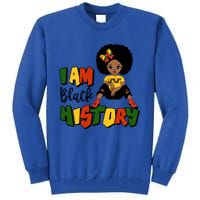 I Am Black History Month Black Melanin Gift Tall Sweatshirt