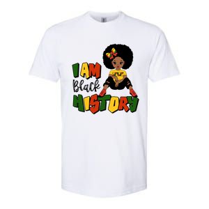 I Am Black History Month Black Melanin Gift Softstyle CVC T-Shirt