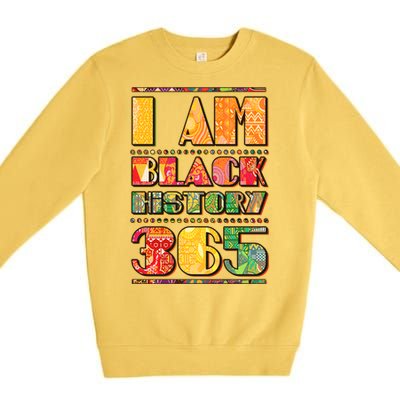 I Am Black History 365 Premium Crewneck Sweatshirt