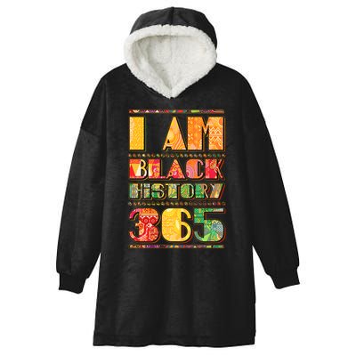 I Am Black History 365 Hooded Wearable Blanket