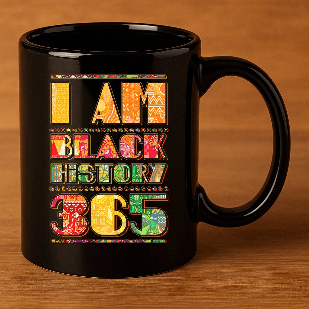 I Am Black History 365 11oz C Handle Ceramic Mug