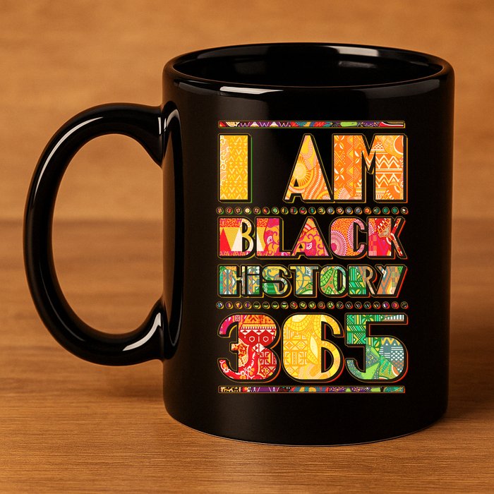 I Am Black History 365 11oz C Handle Ceramic Mug