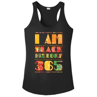 I Am Black History 365 Ladies PosiCharge Competitor Racerback Tank