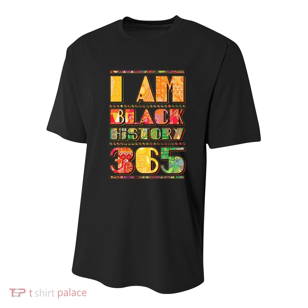 I Am Black History 365 Youth Performance Sprint T-Shirt