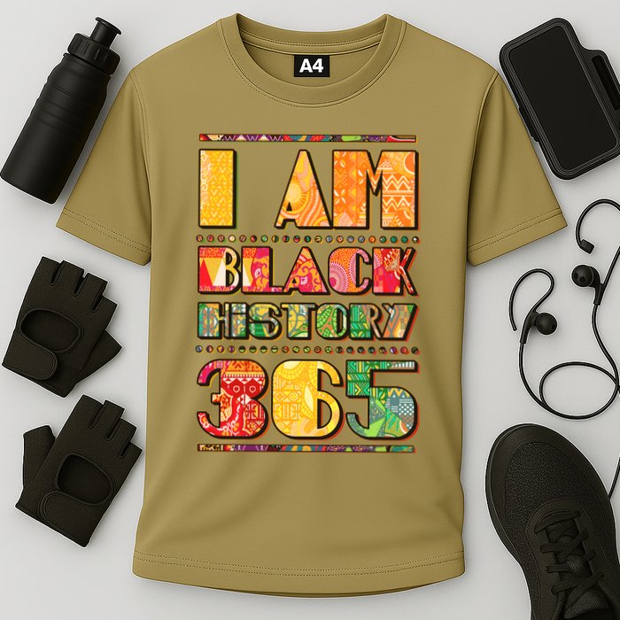 I Am Black History 365 Cooling Performance Crew T-Shirt