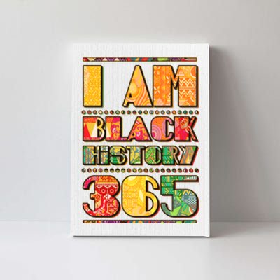 I Am Black History 365 Canvas