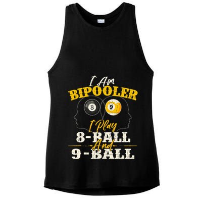 I Am Bipooler Snooker Game Billiards Lover Pool Player Ladies PosiCharge Tri-Blend Wicking Tank