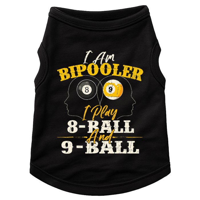 I Am Bipooler Snooker Game Billiards Lover Pool Player Doggie Tank