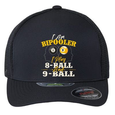 I Am Bipooler Snooker Game Billiards Lover Pool Player Flexfit Unipanel Trucker Cap