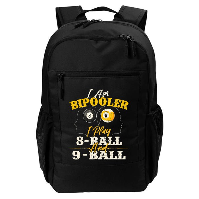 I Am Bipooler Snooker Game Billiards Lover Pool Player Backpack