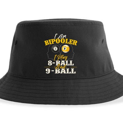 I Am Bipooler Snooker Game Billiards Lover Pool Player Sustainable Bucket Hat