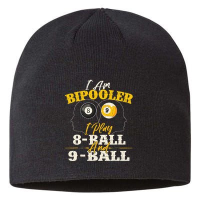 I Am Bipooler Snooker Game Billiards Lover Pool Player Sustainable Beanie
