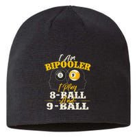 I Am Bipooler Snooker Game Billiards Lover Pool Player Sustainable Beanie
