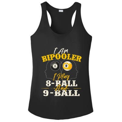 I Am Bipooler Snooker Game Billiards Lover Pool Player Ladies PosiCharge Competitor Racerback Tank