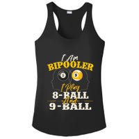 I Am Bipooler Snooker Game Billiards Lover Pool Player Ladies PosiCharge Competitor Racerback Tank