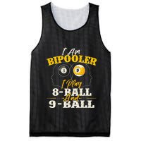 I Am Bipooler Snooker Game Billiards Lover Pool Player Mesh Reversible Basketball Jersey Tank