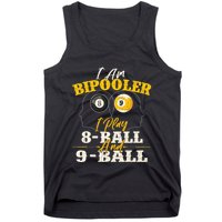 I Am Bipooler Snooker Game Billiards Lover Pool Player Tank Top