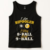 I Am Bipooler Snooker Game Billiards Lover Pool Player Tank Top