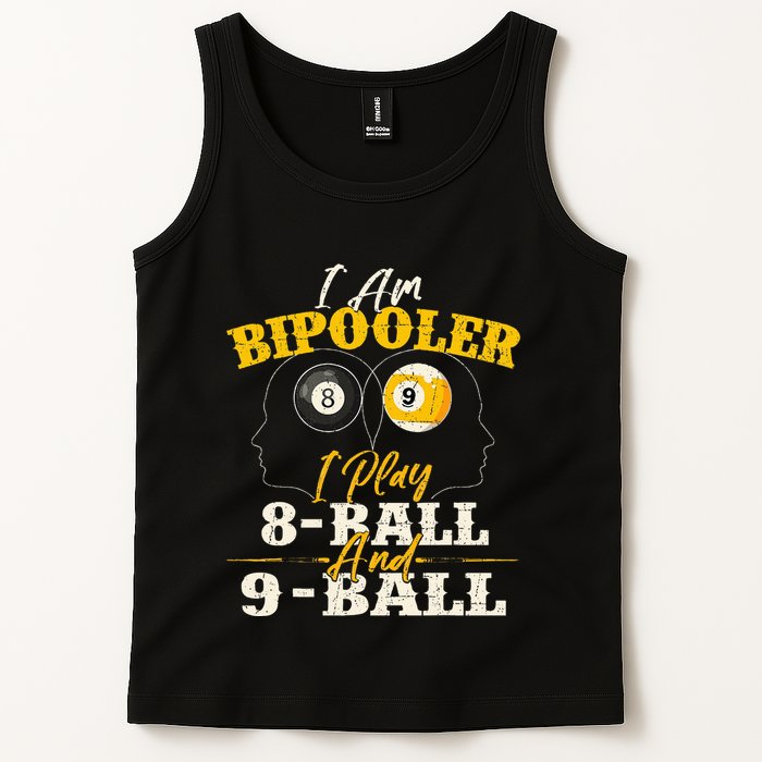 I Am Bipooler Snooker Game Billiards Lover Pool Player Tank Top