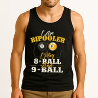 I Am Bipooler Snooker Game Billiards Lover Pool Player Tank Top