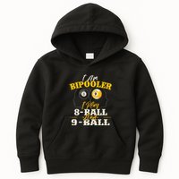 I Am Bipooler Snooker Game Billiards Lover Pool Player Kids Hoodie