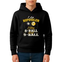 I Am Bipooler Snooker Game Billiards Lover Pool Player Kids Hoodie