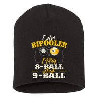 I Am Bipooler Snooker Game Billiards Lover Pool Player Short Acrylic Beanie