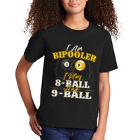 I Am Bipooler Snooker Game Billiards Lover Pool Player Kids T-Shirt