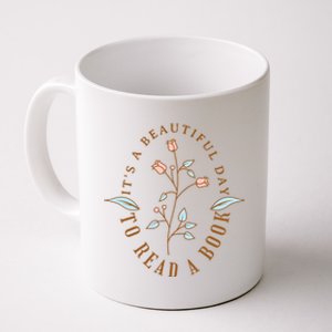 Its A Beautiful Day To Read A Book Wildflower Book Lovers Cute Gift Coffee Mug