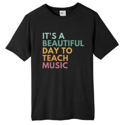 ItS A Beautiful Day To Teach Music Teacher Specials Squad Tall Fusion ChromaSoft Performance T-Shirt