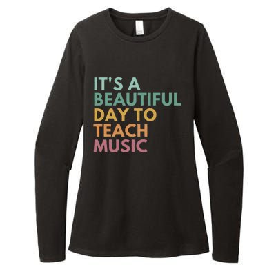 ItS A Beautiful Day To Teach Music Teacher Specials Squad Womens CVC Long Sleeve Shirt