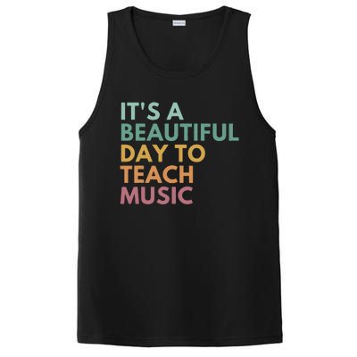 ItS A Beautiful Day To Teach Music Teacher Specials Squad PosiCharge Competitor Tank