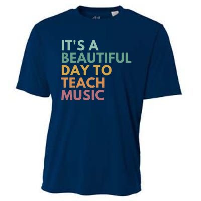 ItS A Beautiful Day To Teach Music Teacher Specials Squad Cooling Performance Crew T-Shirt