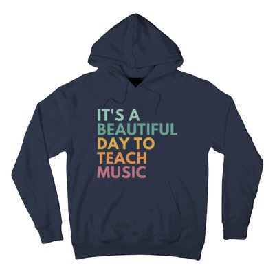 ItS A Beautiful Day To Teach Music Teacher Specials Squad Hoodie