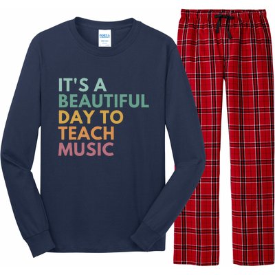 ItS A Beautiful Day To Teach Music Teacher Specials Squad Long Sleeve Pajama Set