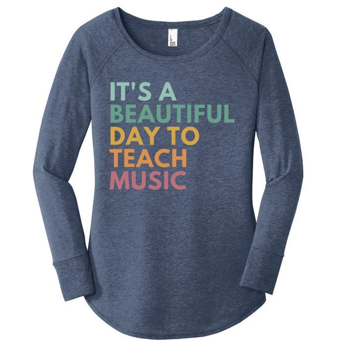 ItS A Beautiful Day To Teach Music Teacher Specials Squad Women's Perfect Tri Tunic Long Sleeve Shirt