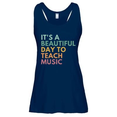 ItS A Beautiful Day To Teach Music Teacher Specials Squad Ladies Essential Flowy Tank