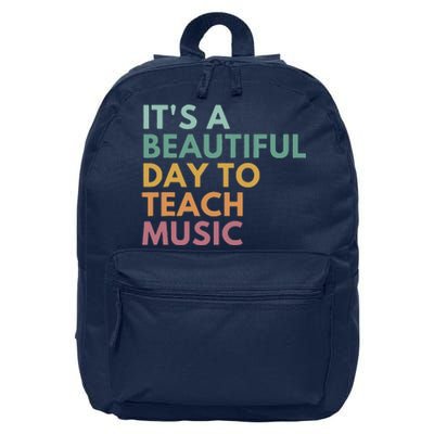 ItS A Beautiful Day To Teach Music Teacher Specials Squad 16 in Basic Backpack