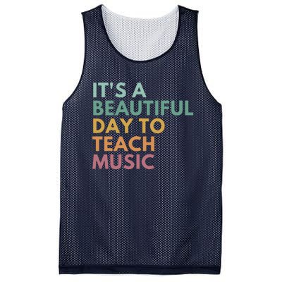 ItS A Beautiful Day To Teach Music Teacher Specials Squad Mesh Reversible Basketball Jersey Tank