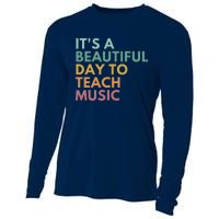 ItS A Beautiful Day To Teach Music Teacher Specials Squad Cooling Performance Long Sleeve Crew