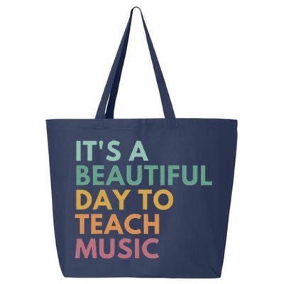 ItS A Beautiful Day To Teach Music Teacher Specials Squad 25L Jumbo Tote