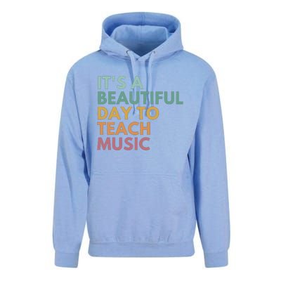 ItS A Beautiful Day To Teach Music Teacher Specials Squad Unisex Surf Hoodie