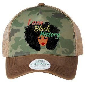 I Am Black History Pride Funny Gift Black History Month Gift Legacy Tie Dye Trucker Hat