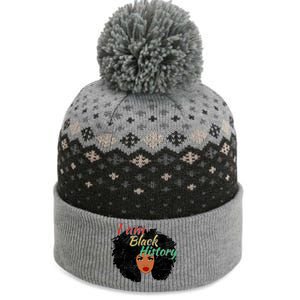 I Am Black History Pride Funny Gift Black History Month Gift The Baniff Cuffed Pom Beanie