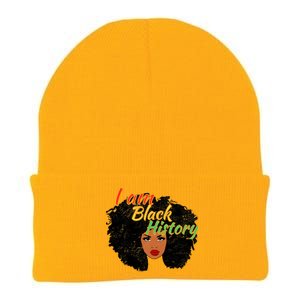 I Am Black History Pride Funny Gift Black History Month Gift Knit Cap Winter Beanie