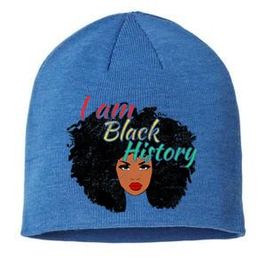 I Am Black History Pride Funny Gift Black History Month Gift Sustainable Beanie