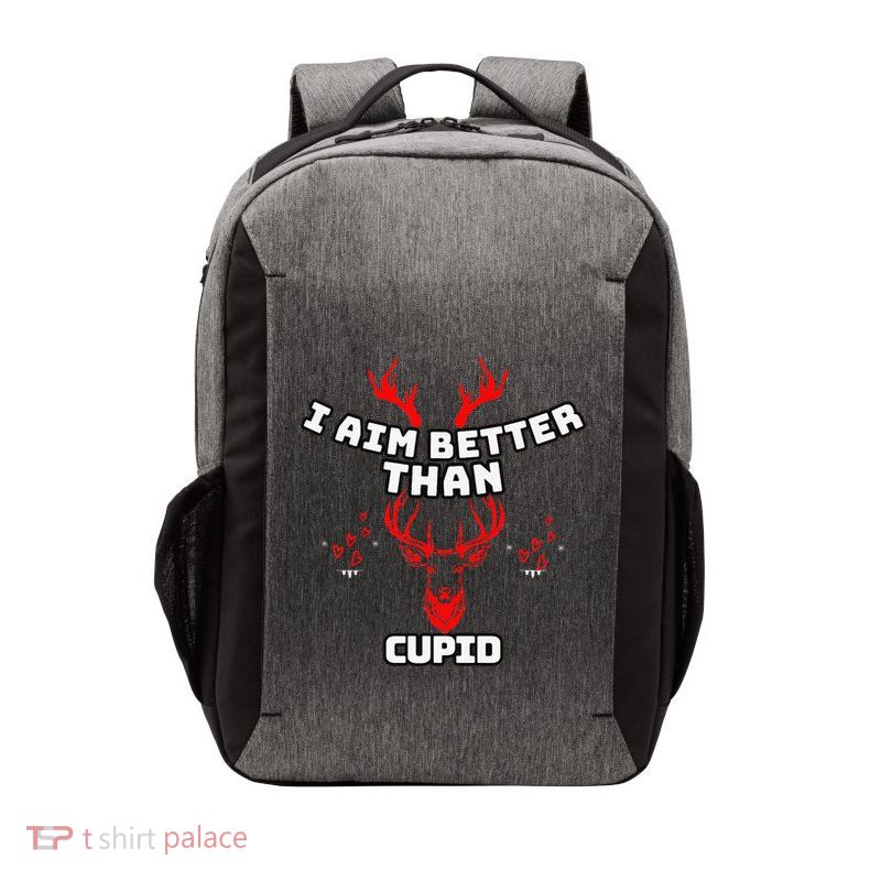 I Aim Better Than Cupid Hunting Valentine’S Day Vector Backpack