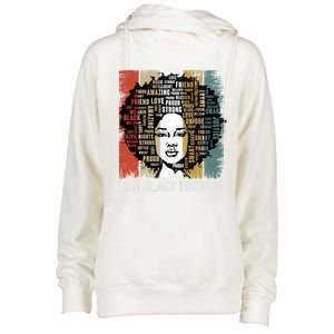 I Am Black History Month Proud African American Great Gift Womens Funnel Neck Pullover Hood