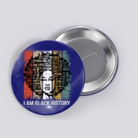 I Am Black History Month Proud African American Great Gift Button